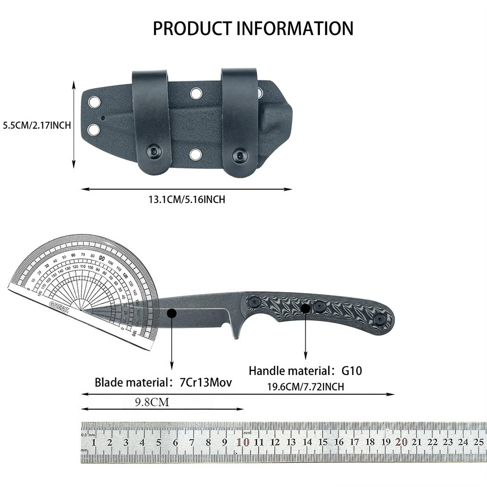 Full Tang Fixed Blade Knives 7 – Edc Carry Fixed Blade Knife recenzja i cena