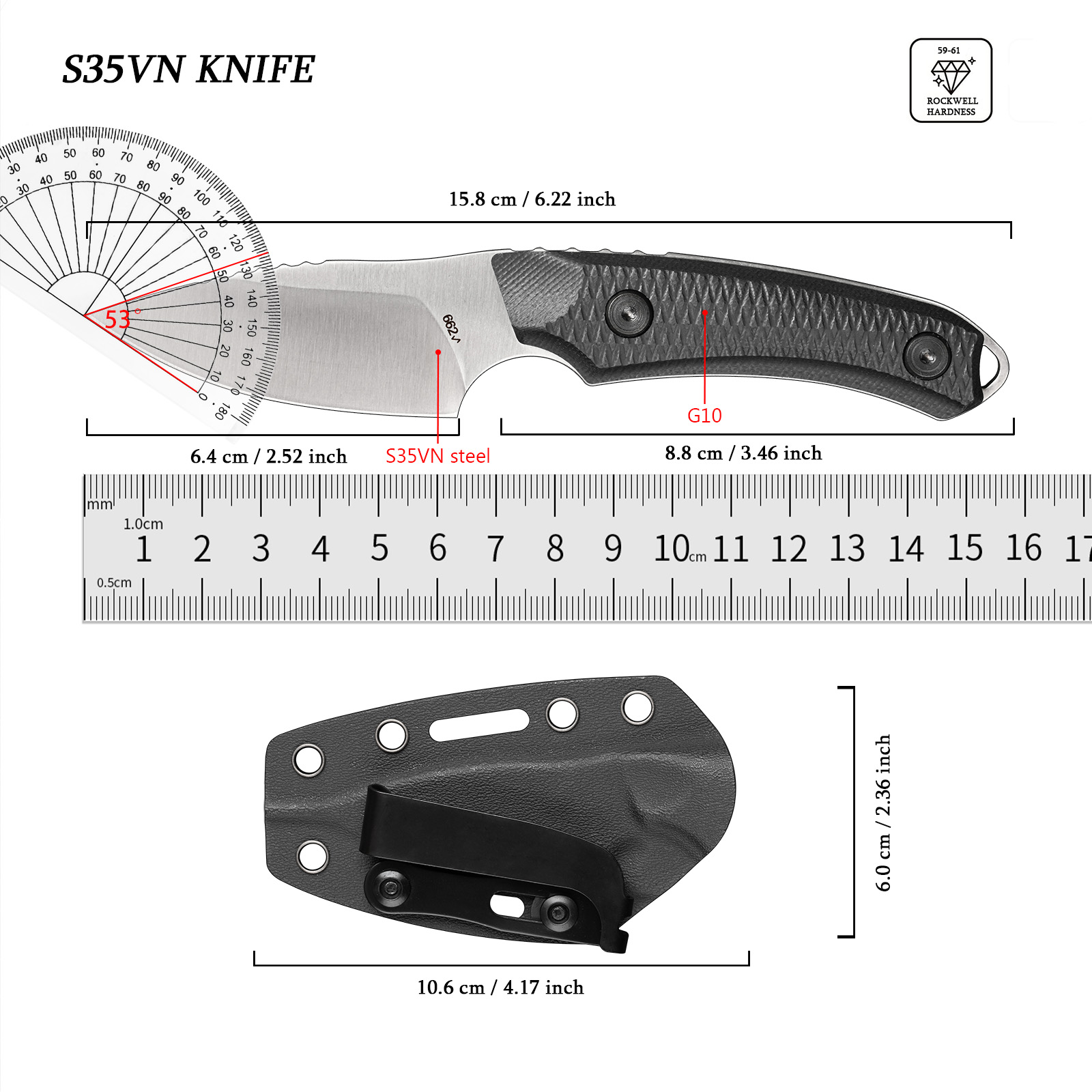 EDC Outdoor Multitool Portable – Edc Carry Fixed Blade Knife recenzja i cena