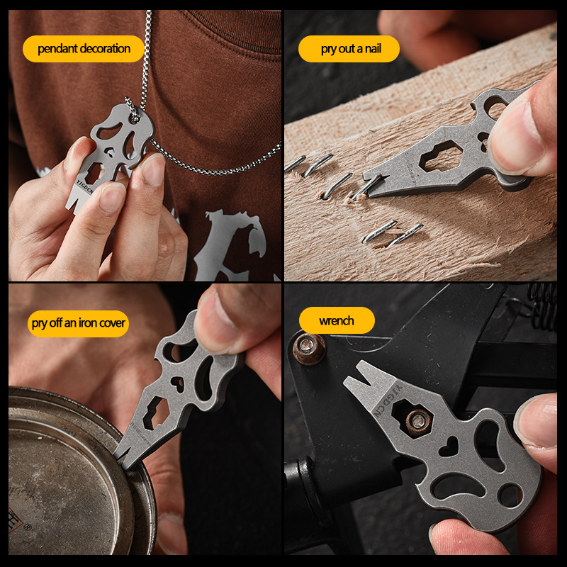 Multifunctional Hex Key Wrench – Titanium Pry Bar recenzja i cena