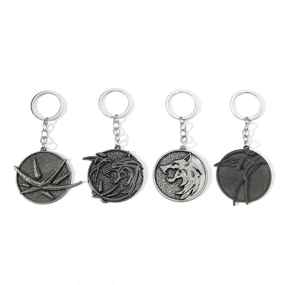 Vintage Wolf Head Keychain Gam – Carabiner Keychain recenzja i cena