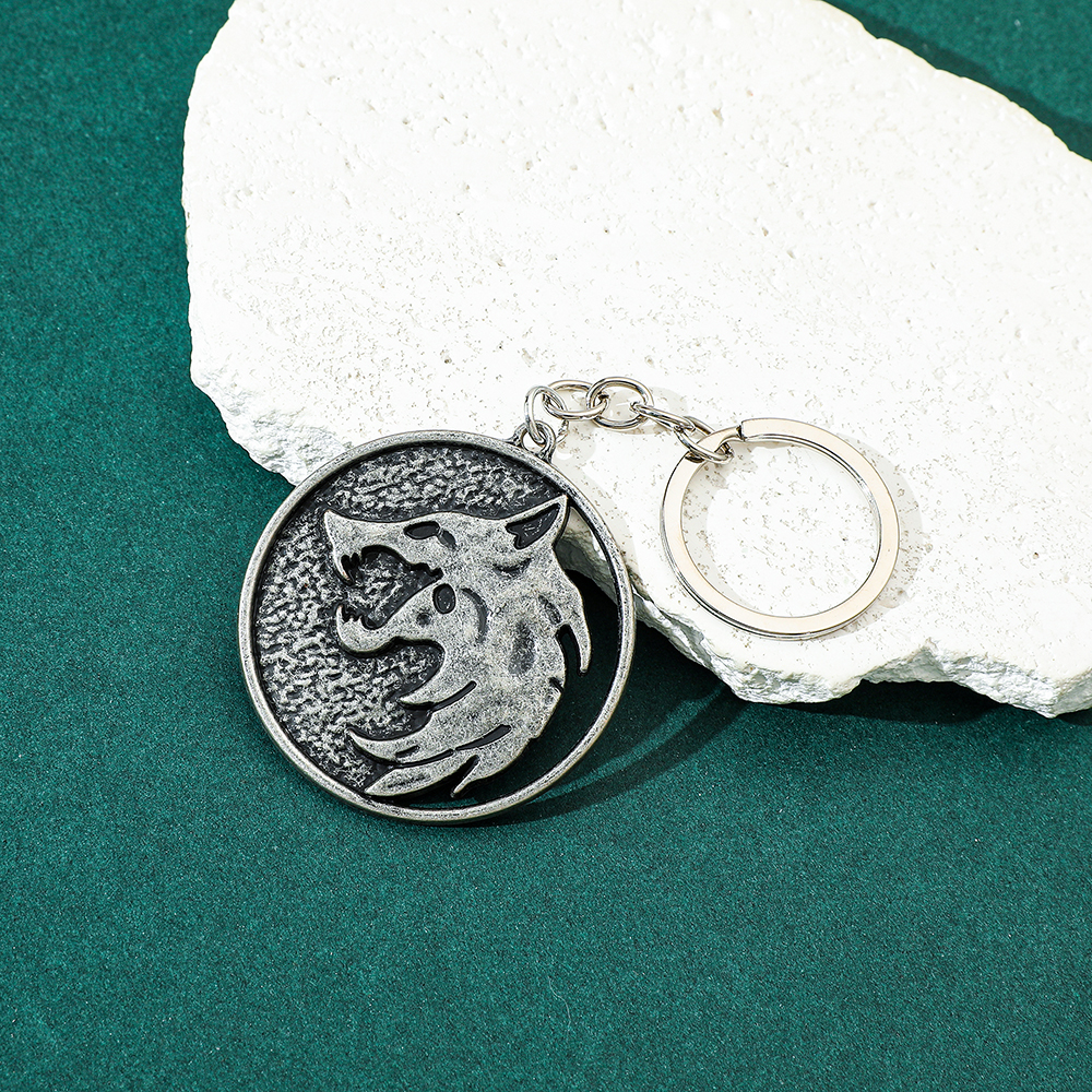 Vintage Wolf Head Keychain Gam – Carabiner Keychain recenzja i cena