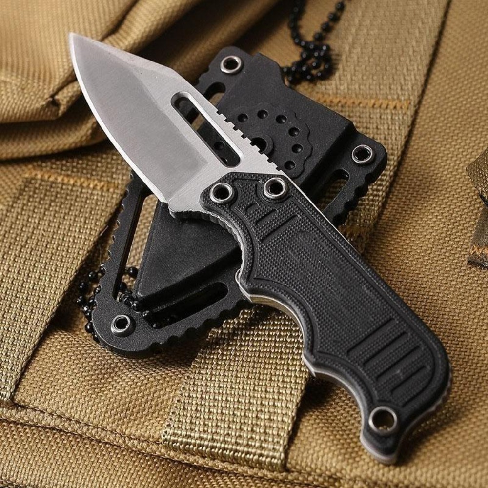 Portable Neck Knife with Kydex – Edc Carry Fixed Blade Knife recenzja i cena
