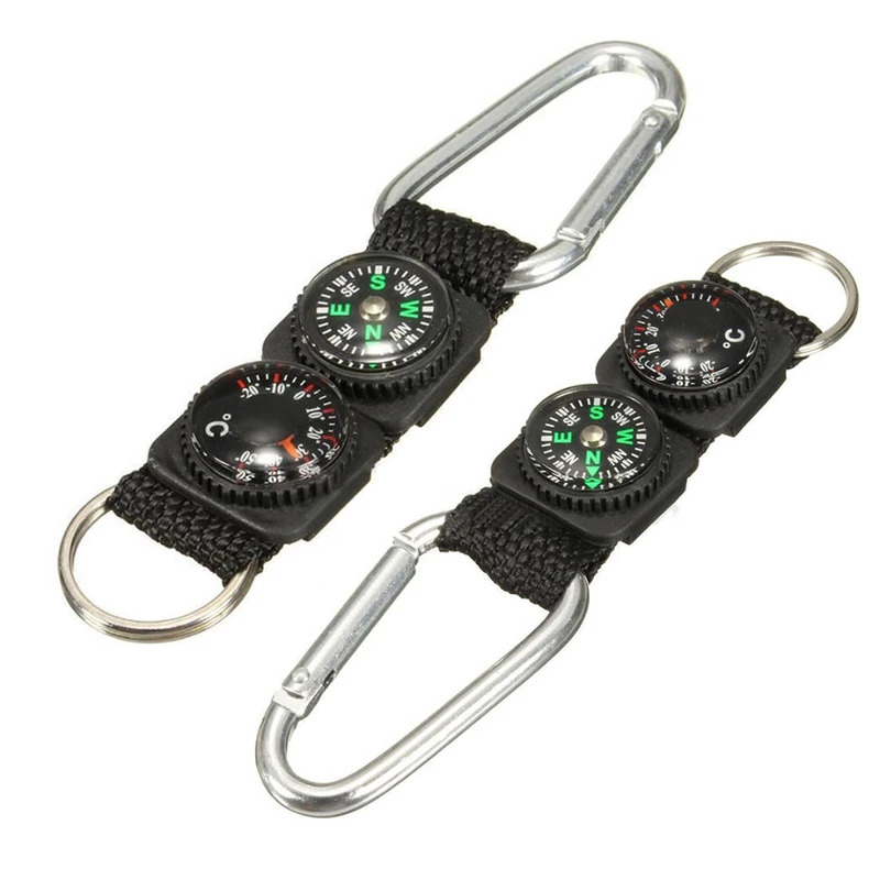 1pc Universal Multifunction 3  – Compass Keychain Mini recenzja i cena