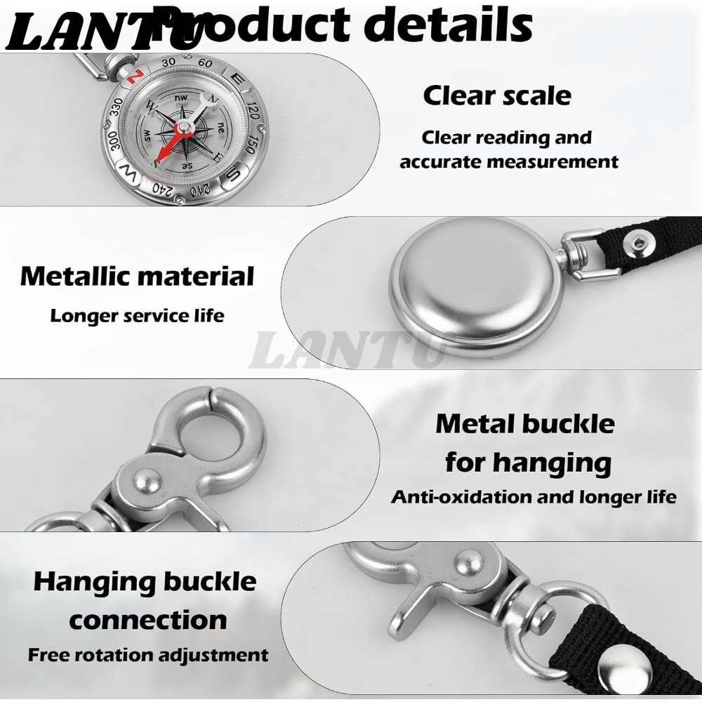 Waterproof Zinc Alloy Compass  – Compass Keychain Mini recenzja i cena