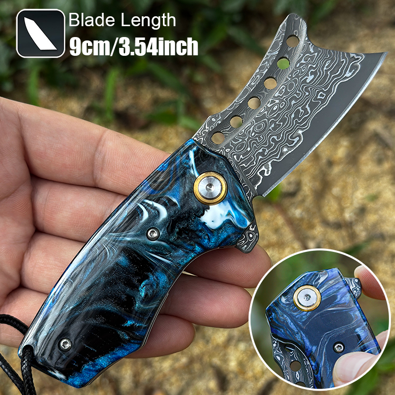Handmade Damascus Steel Pocket – Edc Carry Pocket Knife recenzja i cena