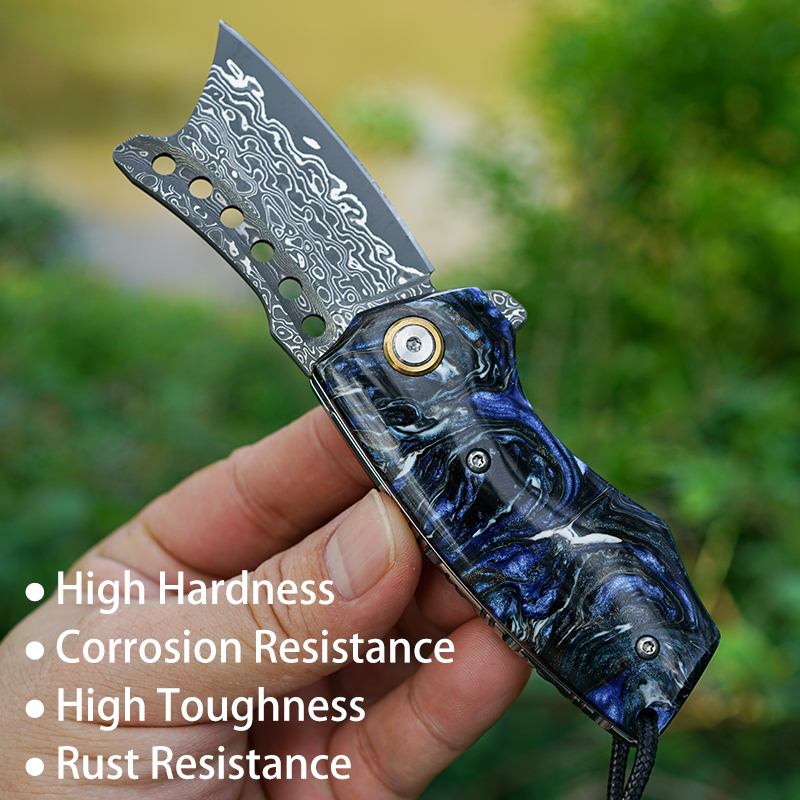 Handmade Damascus Steel Pocket – Edc Carry Pocket Knife recenzja i cena