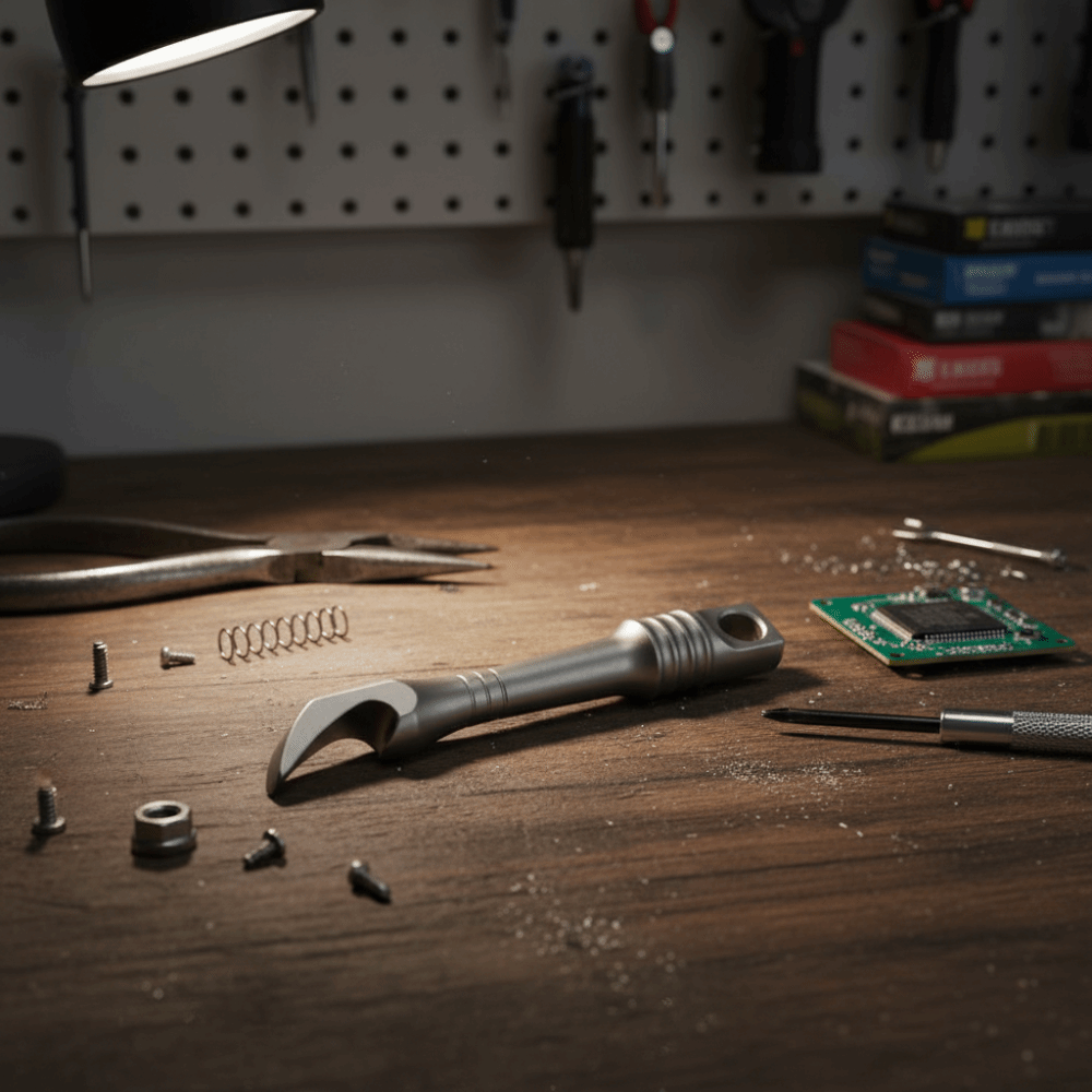 Titanium Alloy Mini Keychain M – Titanium Pry Bar recenzja i cena