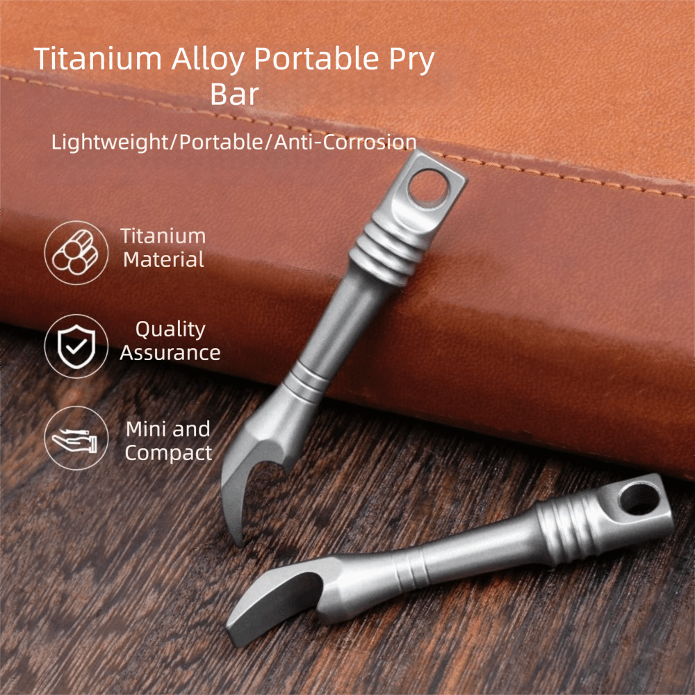 Titanium Alloy Mini Keychain M – Titanium Pry Bar recenzja i cena