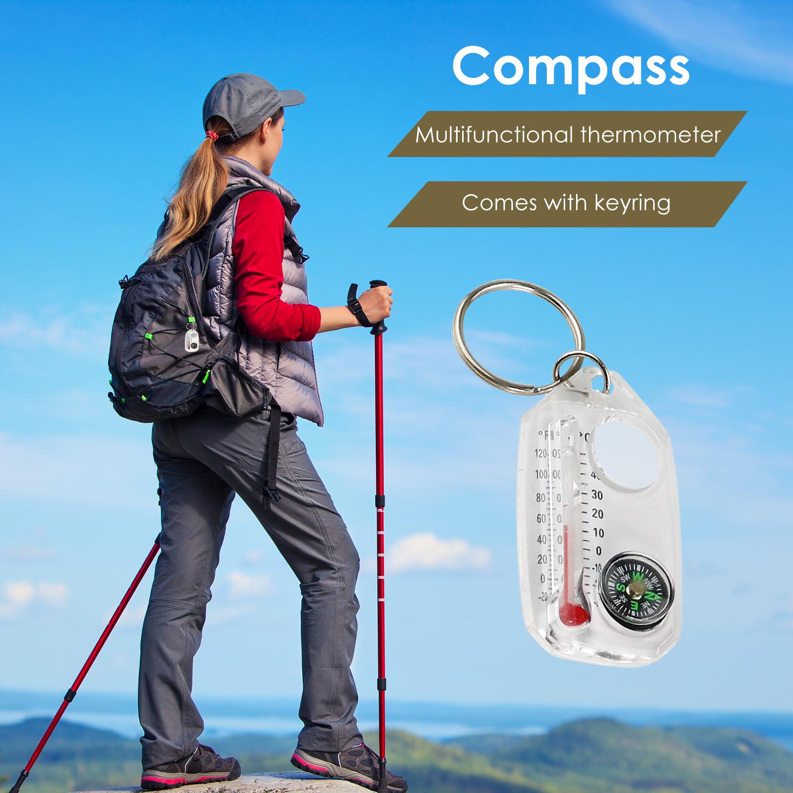 Multi-function Mini Keychains  – Compass Keychain Mini recenzja i cena