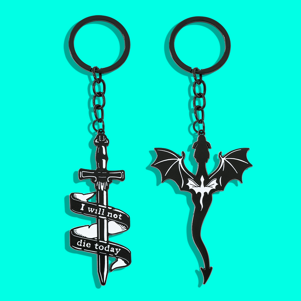Fourth Wing Black Dragon Keych – Carabiner Keychain recenzja i cena