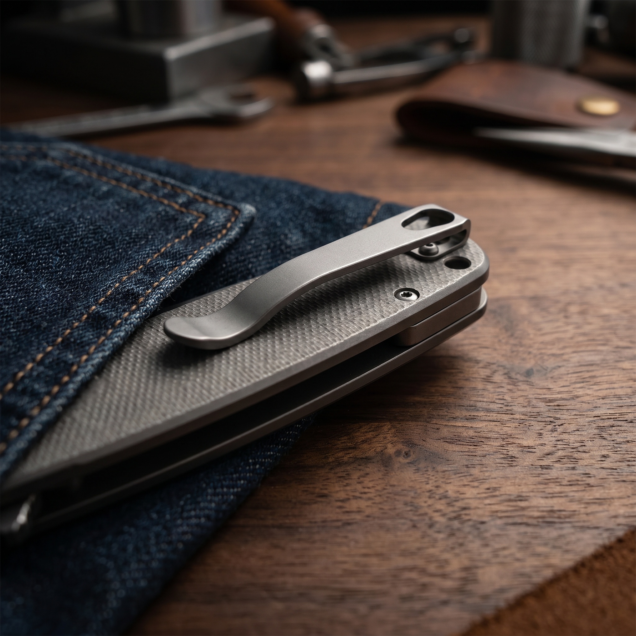 TC4 Titanium Pocket Clip For C – Edc Carry Pocket Knife recenzja i cena