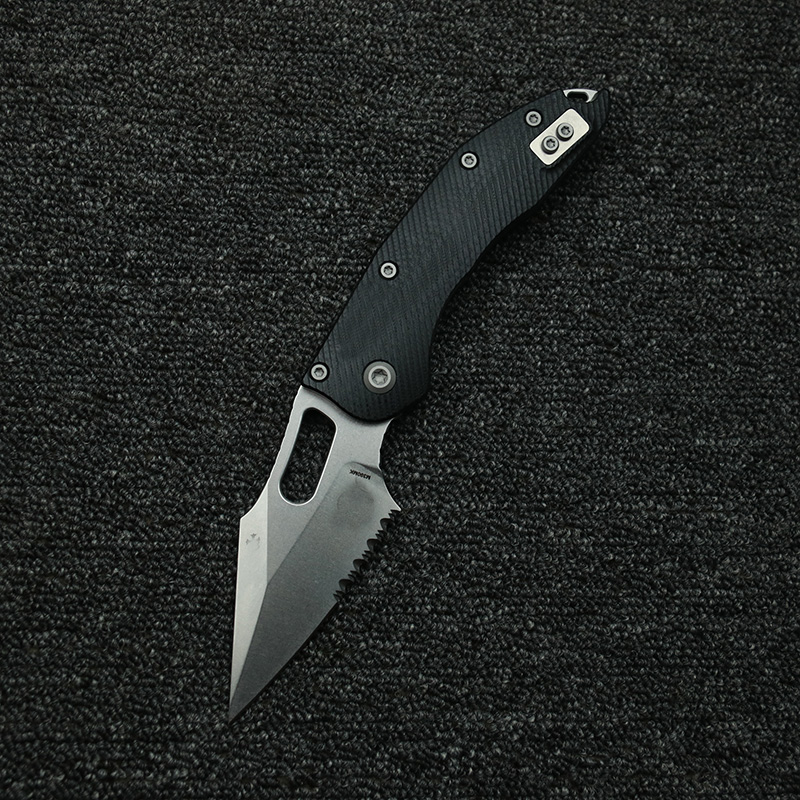 LEMIFSHE  Manual Stitch Textur – Edc Carry Pocket Knife recenzja i cena
