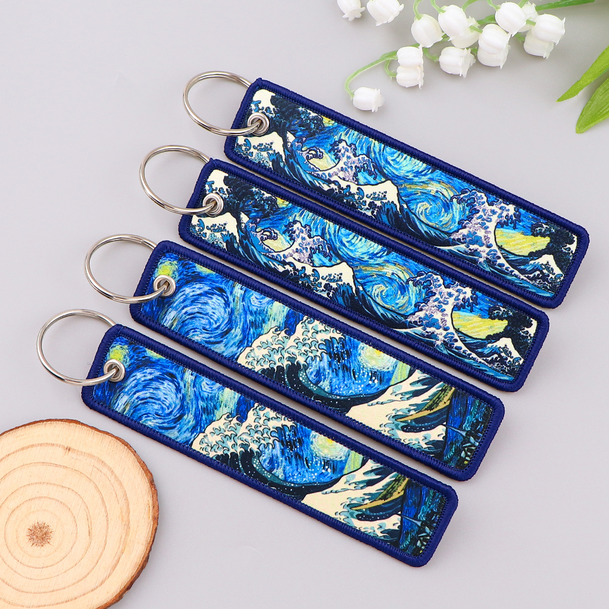 Van Gogh Embroidery Key Fobs K – Carabiner Keychain recenzja i cena