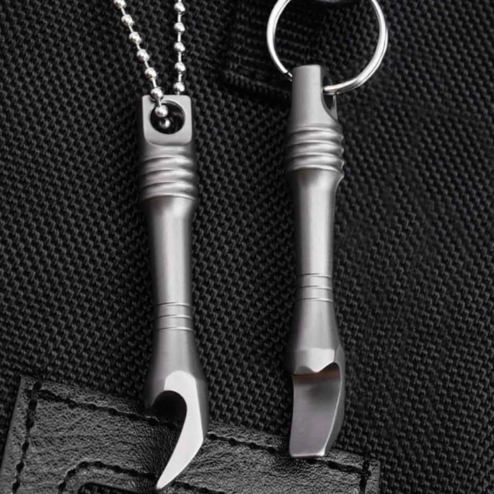 New Titanium Alloy Mini Keycha – Titanium Pry Bar recenzja i cena