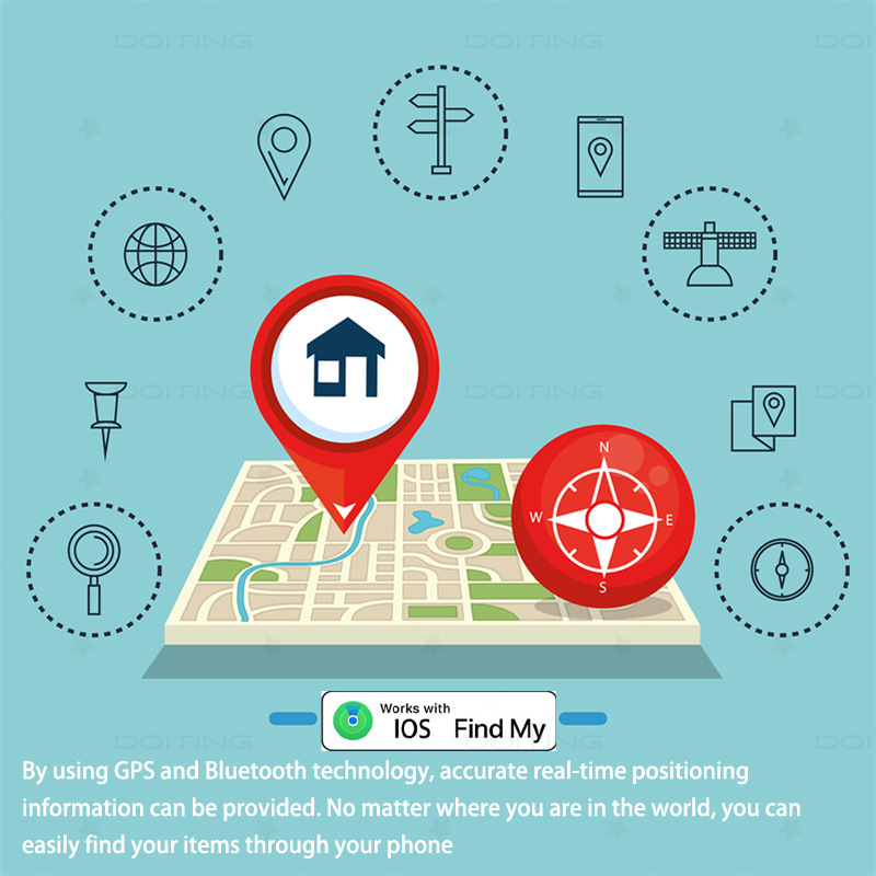 Mini Smart GPS Tracker Key Fin – Compass Keychain Mini recenzja i cena