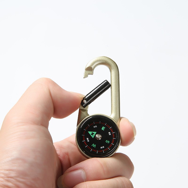 2-in-1 Metal Keychain with Com – Compass Keychain Mini recenzja i cena