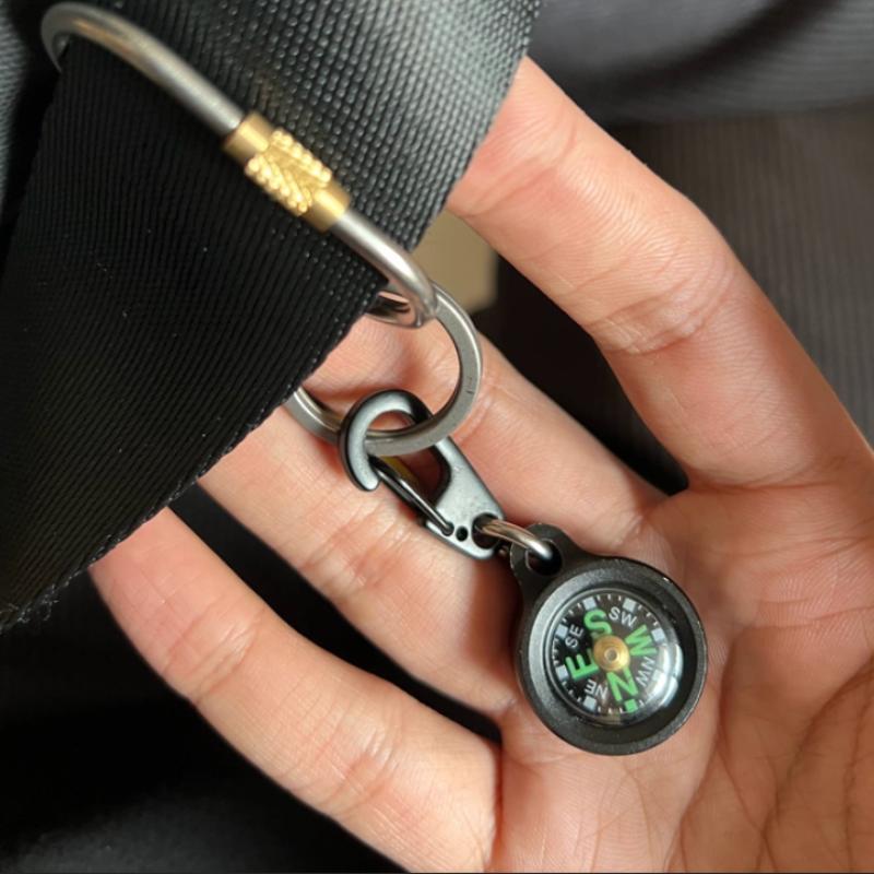 Mini Aluminum Alloy Compass Ke – Compass Keychain Mini recenzja i cena