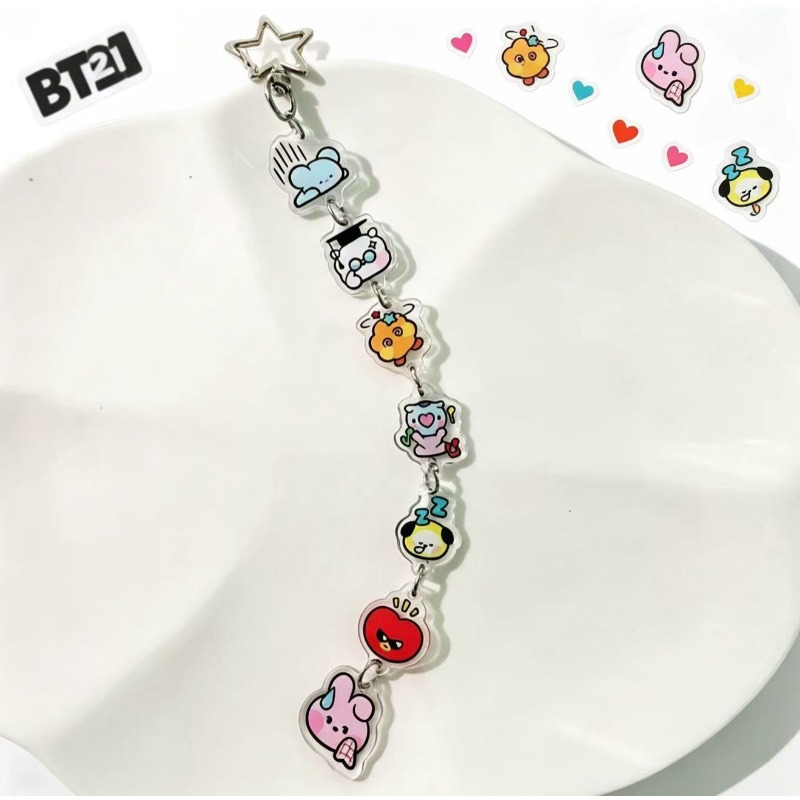 BT21 Cooky RJ Mang Chimmy Tata – Carabiner Keychain recenzja i cena