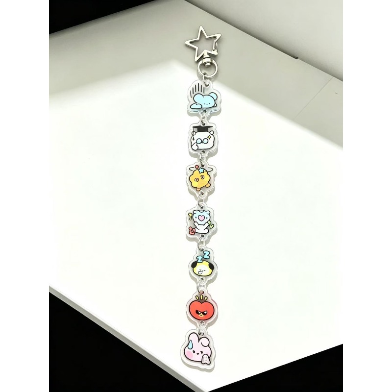BT21 Cooky RJ Mang Chimmy Tata – Carabiner Keychain recenzja i cena