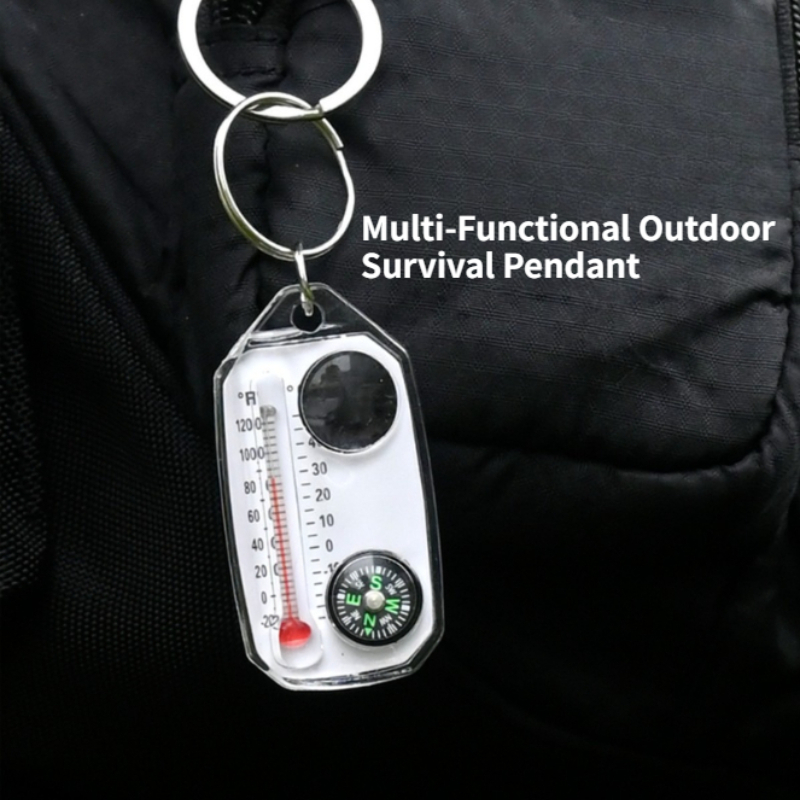 Mini Outdoor Survival Keychain – Compass Keychain Mini recenzja i cena