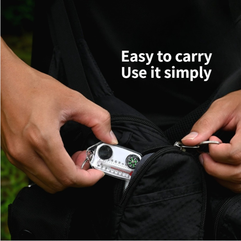 Mini Outdoor Survival Keychain – Compass Keychain Mini recenzja i cena